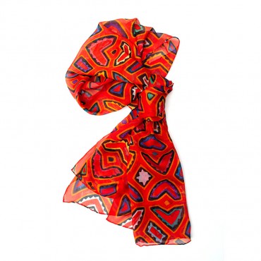 Scarves Fox and Chave Mola Butterflies Chiffon Scarf £52.00