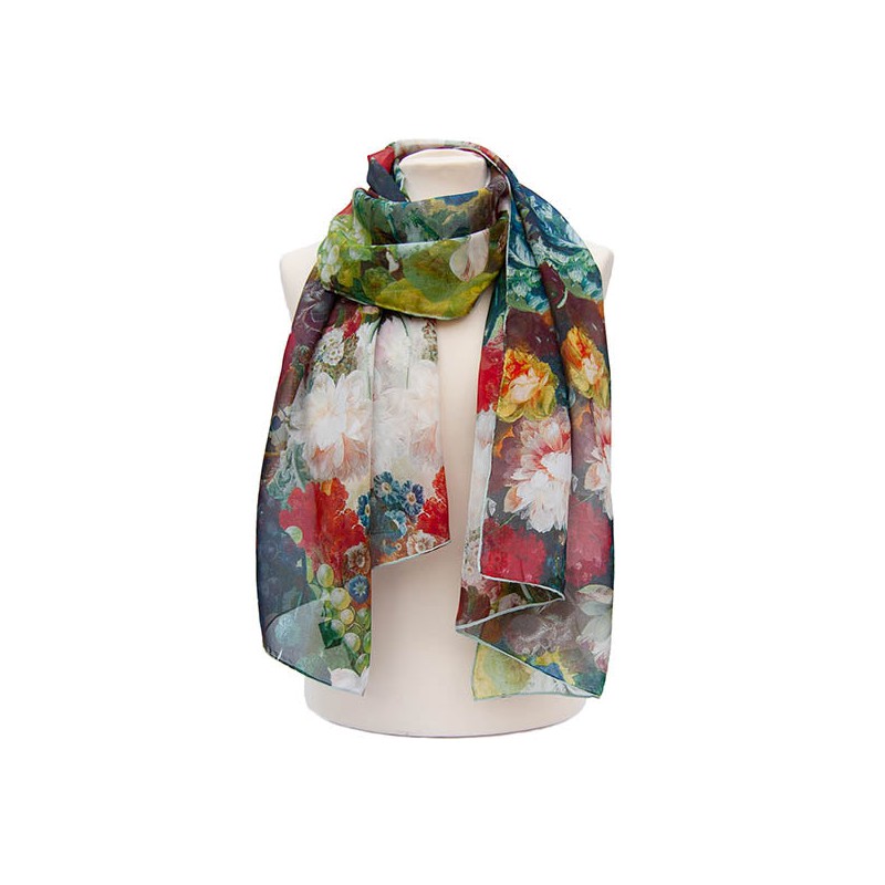 Scarves Fox and Chave Van Os Fruit and Flowers Chiffon Scarf £52.00