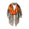 Scarves Fox and Chave Munch The Scream Chiffon Scarf £52.00