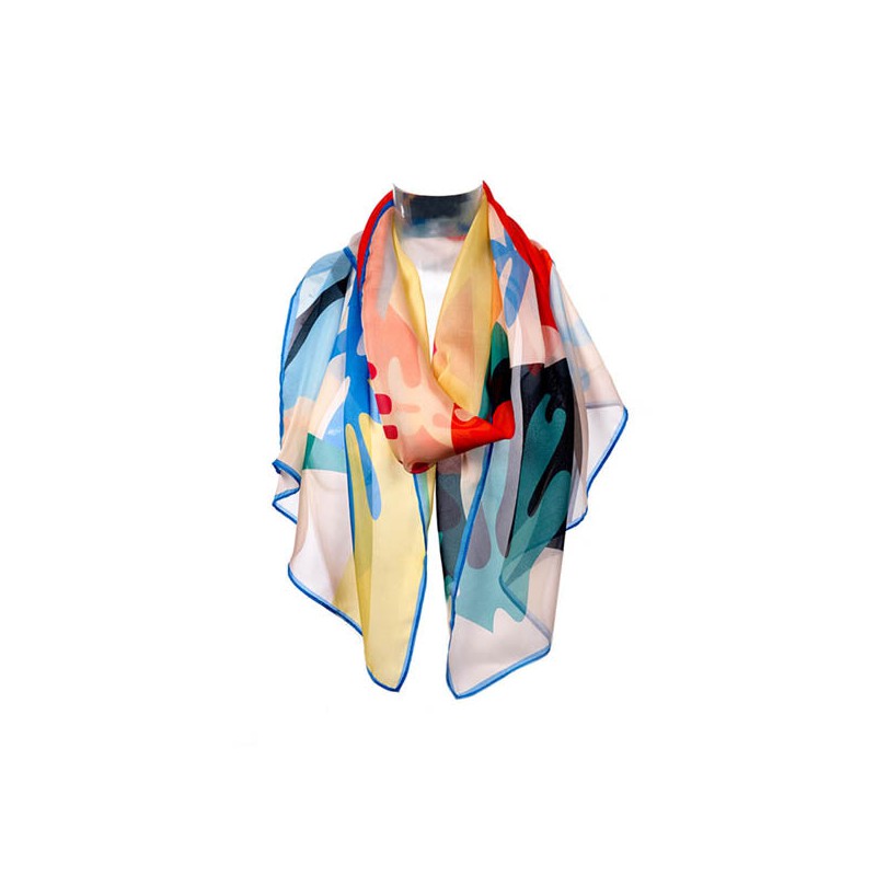 Scarves Fox and Chave Abstract Chiffon Scarf £52.00