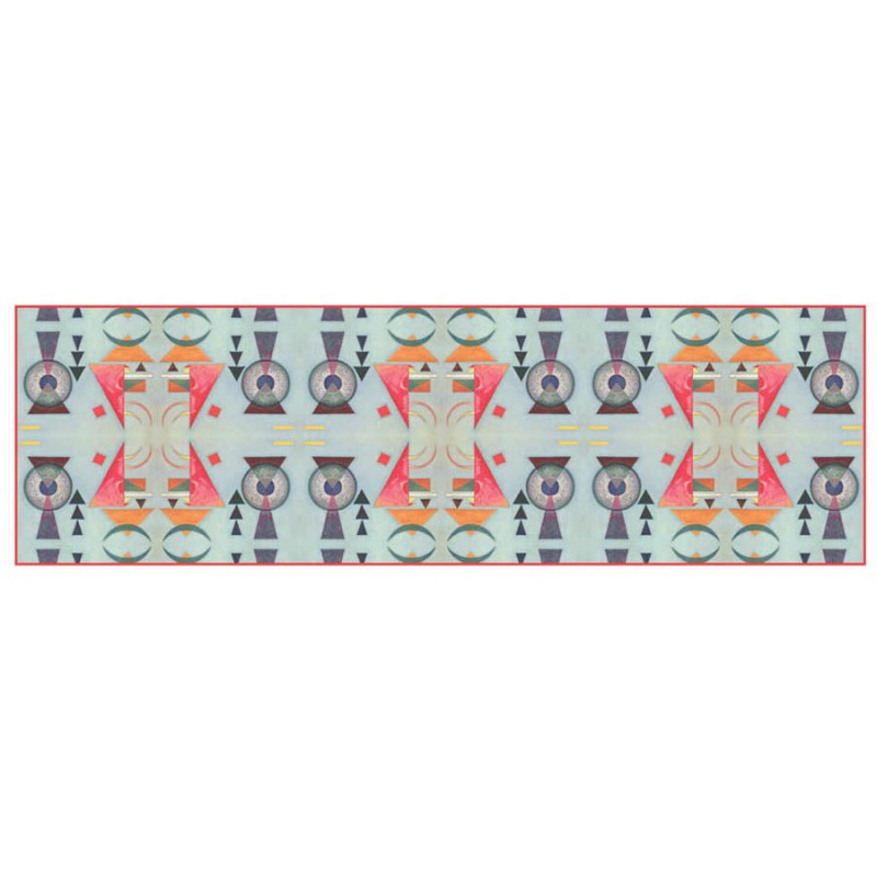 Scarves Fox and Chave Kandinsky Weiches Hart Chiffon Scarf £52.00