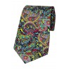 Posh & Dandy Ties Soprano Ties Posh And Dandy Bright Multi Coloured Paisley And Flowers Silk Tie £31.00