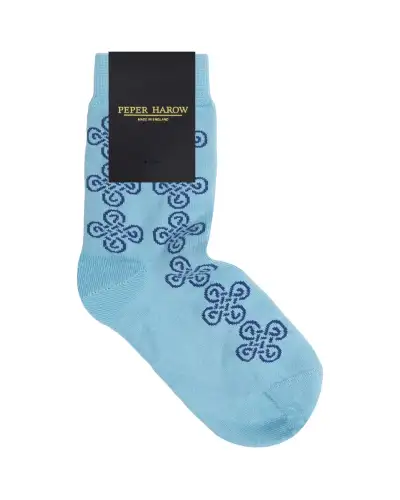 Women PEPER HAROW Knot Womens Socks - Blue £15.00