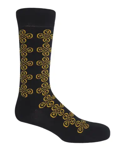 Men PEPER HAROW Knot Mens Socks - Black £16.00
