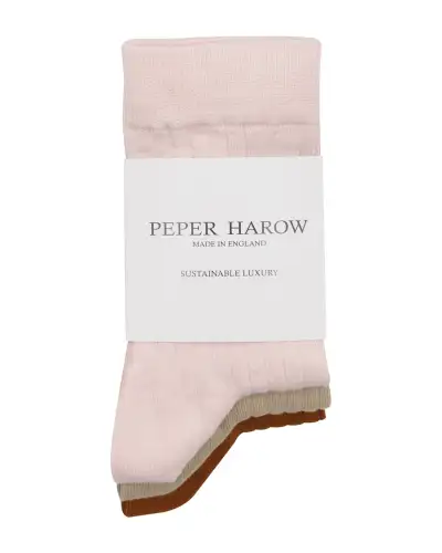 Women PEPER HAROW 3 Pack Essential Womens Socks - Neutral £29.00