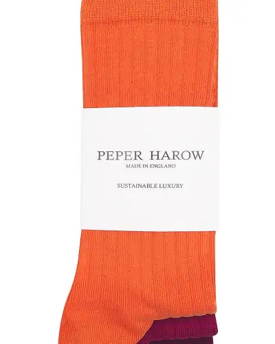 Men PEPER HAROW 3 Pack Essential Mens Socks - Sunset £36.00