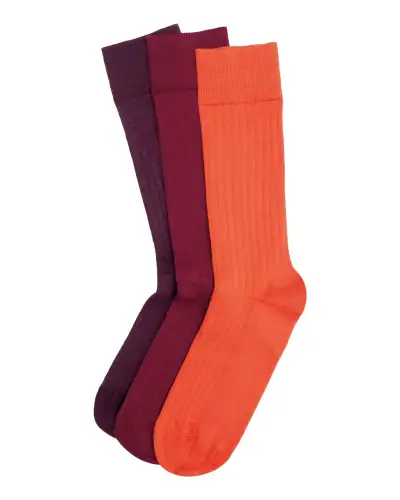 Men PEPER HAROW 3 Pack Essential Mens Socks - Sunset £36.00