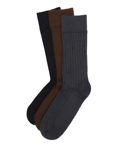 Men PEPER HAROW 3 Pack Essential Mens Socks - Neutral £36.00