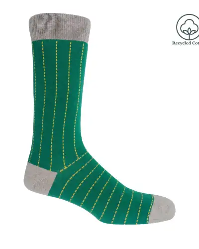Men PEPER HAROW Dash Mens Socks - Green £14.00