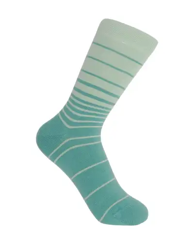 Women PEPER HAROW Retro Stripe Womens Socks - Green £15.00