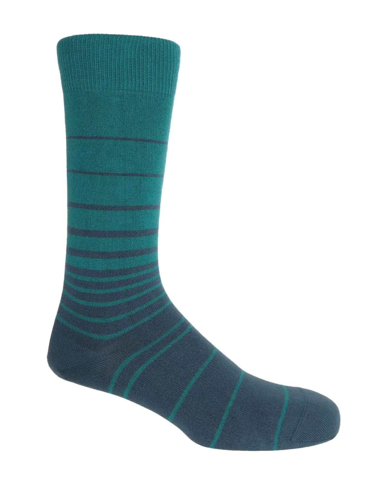 Men PEPER HAROW Retro Stripe Mens Socks - Green £16.00