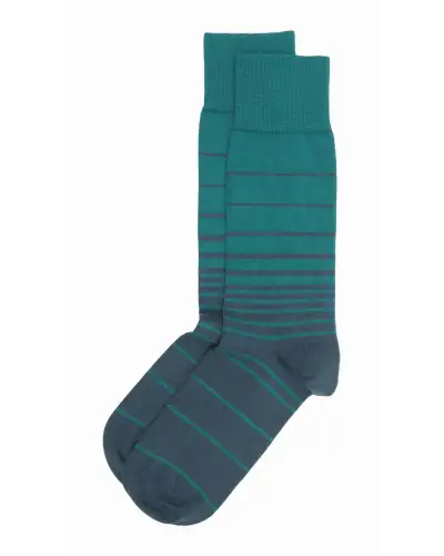 Men PEPER HAROW Retro Stripe Mens Socks - Green £16.00