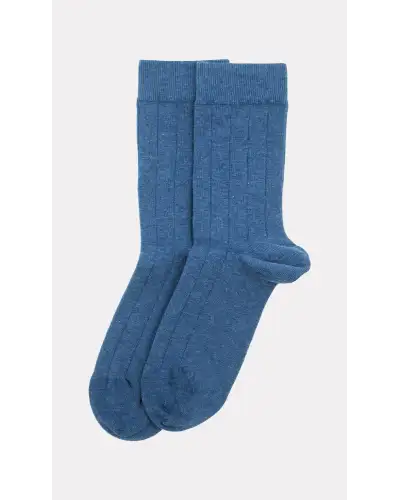 Women PEPER HAROW Indulgent Cashmere Womens Socks - Blue £18.00