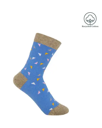 Women PEPER HAROW Trilateral Womens Socks - Blue £13.00