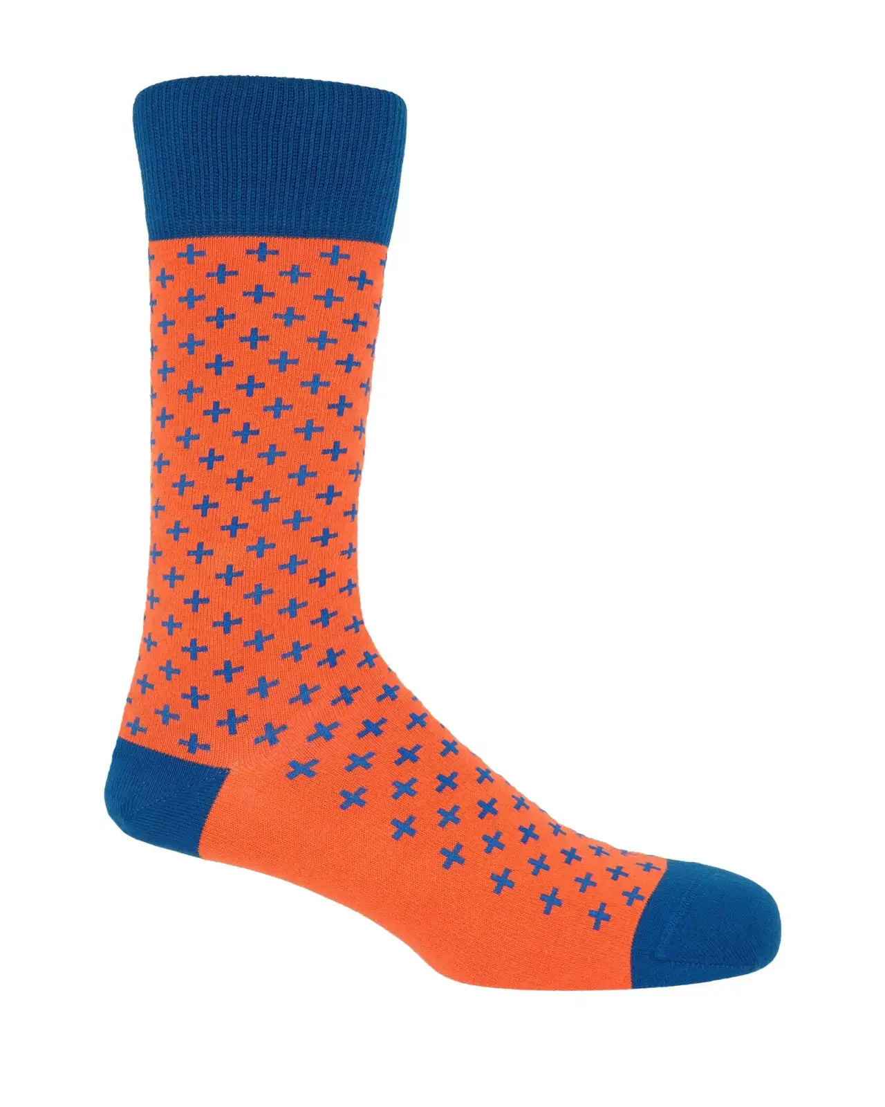 Men PEPER HAROW Crosslet Mens Socks - Orange £16.00