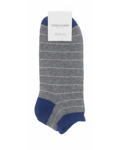Men PEPER HAROW Dash Mens Trainer Socks - Grey £12.00