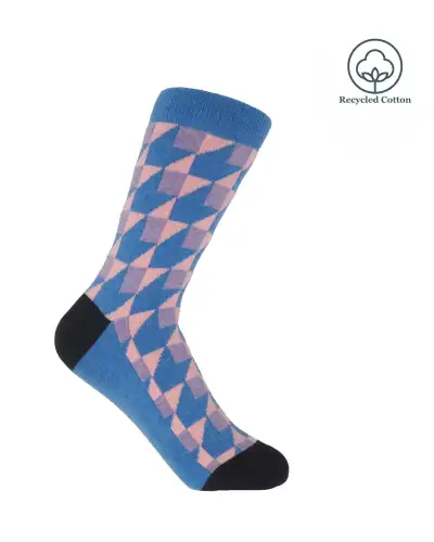 Women PEPER HAROW Dimensional Womens Socks - Blue £13.00