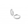 Fine Jewellery Babette Wasserman Diamond Huggie Earrings 18Ct White Gold £412.00