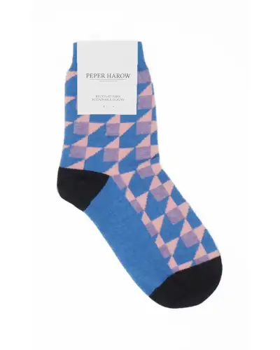 Women PEPER HAROW Dimensional Womens Socks - Blue £13.00