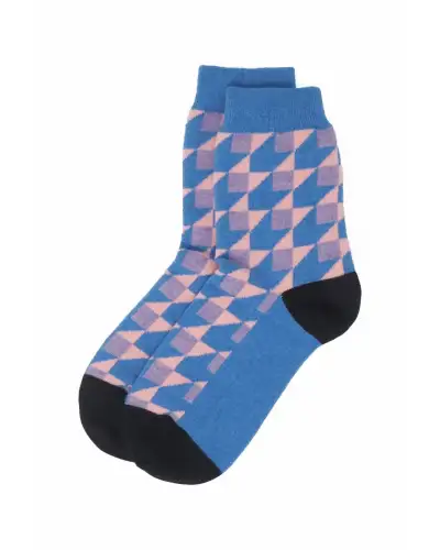 Women PEPER HAROW Dimensional Womens Socks - Blue £13.00