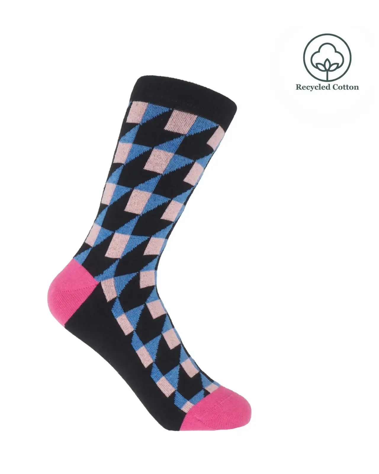 Women PEPER HAROW Dimensional Womens Socks - Black £13.00