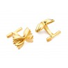 Cufflinks Babette Wasserman Farfalle Cufflinks Gold £71.00