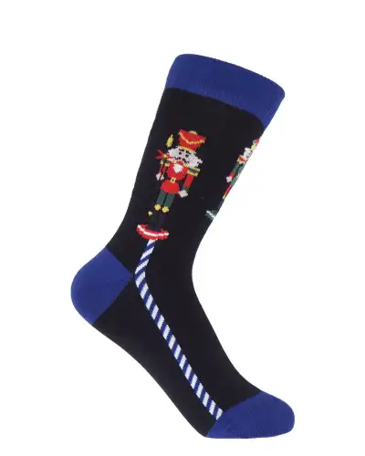 Women PEPER HAROW Nutcracker Womens Socks - Black £15.00