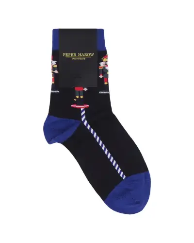 Women PEPER HAROW Nutcracker Womens Socks - Black £15.00
