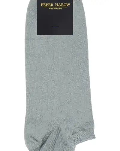 Men PEPER HAROW Classic Mens Trainer Socks - Cloud £13.00