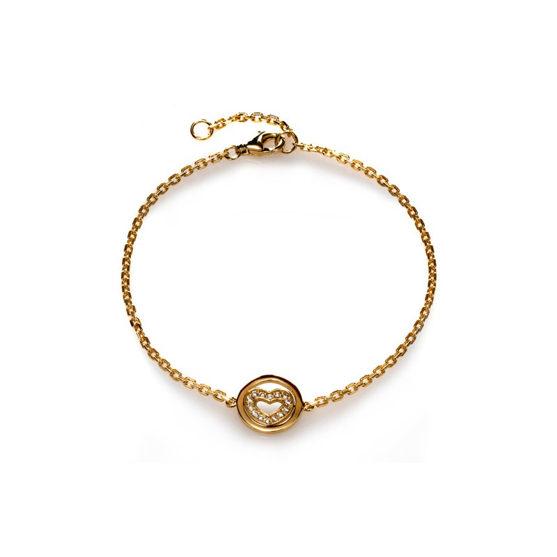 Bracelets Babette Wasserman Twisting Heart Bracelet Gold £73.00