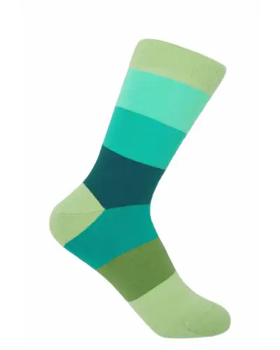 Women PEPER HAROW Block Stripe Womens Socks - Earth £15.00