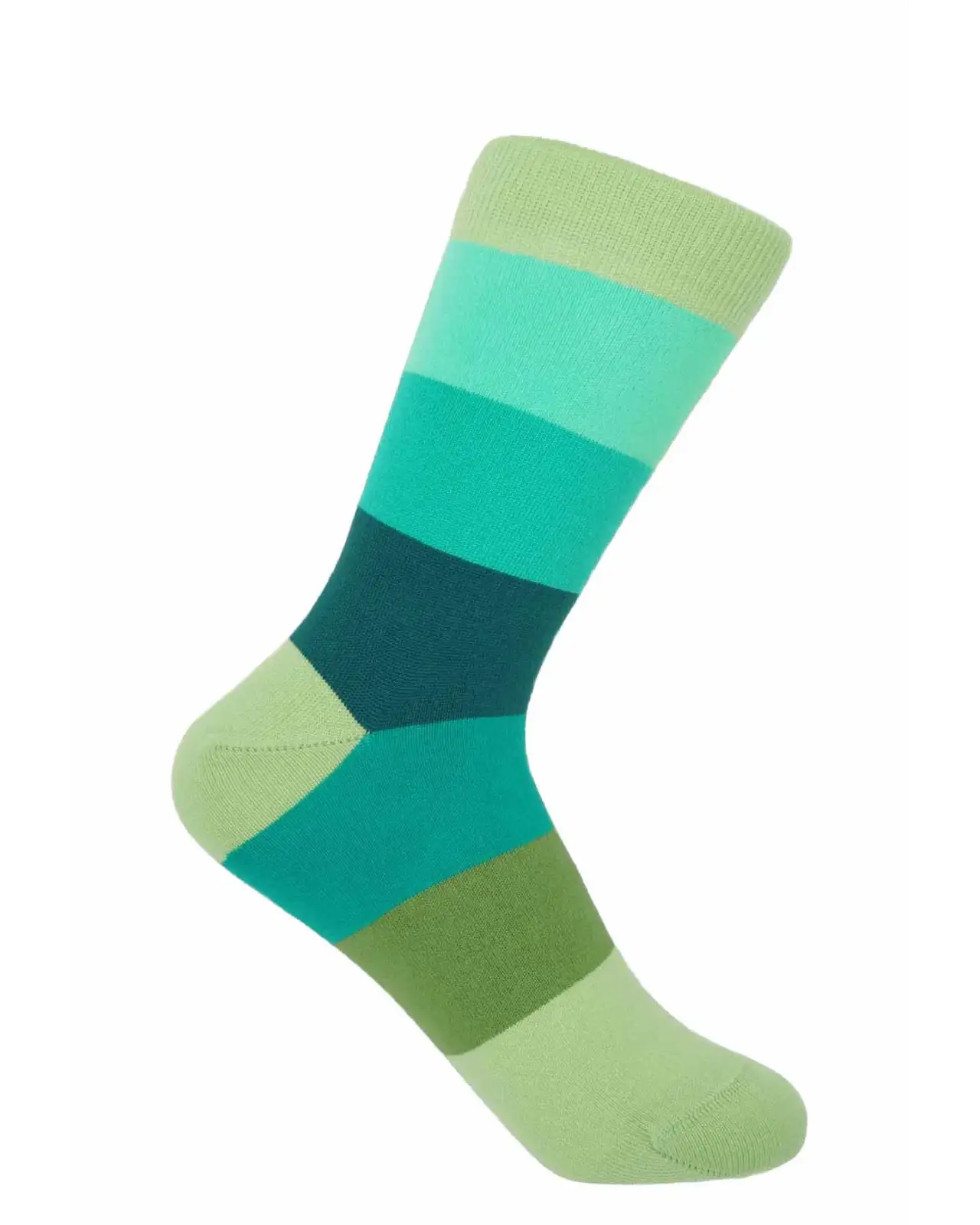 Women PEPER HAROW Block Stripe Womens Socks - Earth £15.00