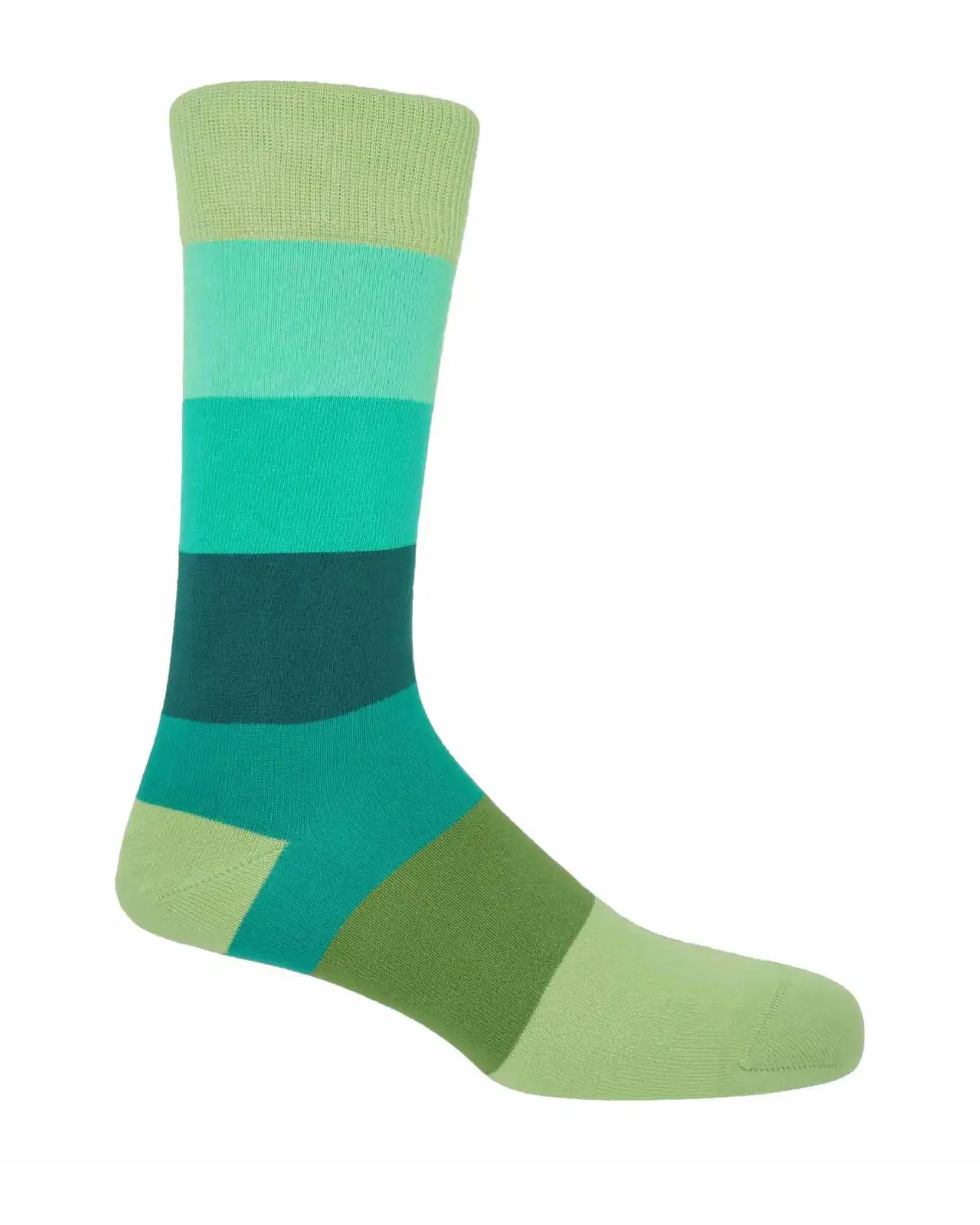 Men PEPER HAROW Block Stripe Mens Socks - Earth £16.00