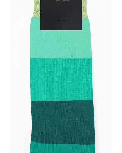 Men PEPER HAROW Block Stripe Mens Socks - Earth £16.00