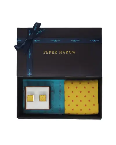 Gents PEPER HAROW Honey Mens Cufflink Gift Box £41.00