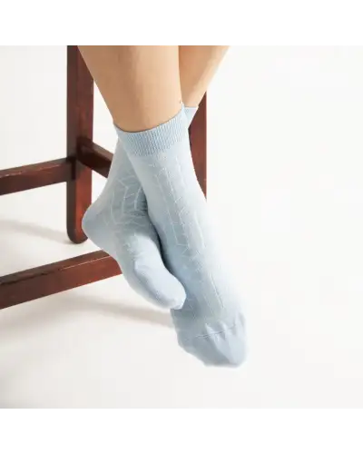 Women PEPER HAROW Puzzle Womens Socks - Blue £15.00