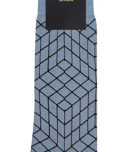 Men PEPER HAROW Puzzle Mens Socks - Blue £16.00