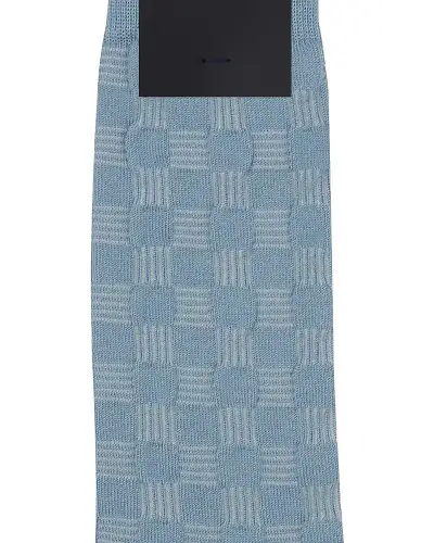 Men PEPER HAROW Battenberg Mens Socks - Blue £16.00