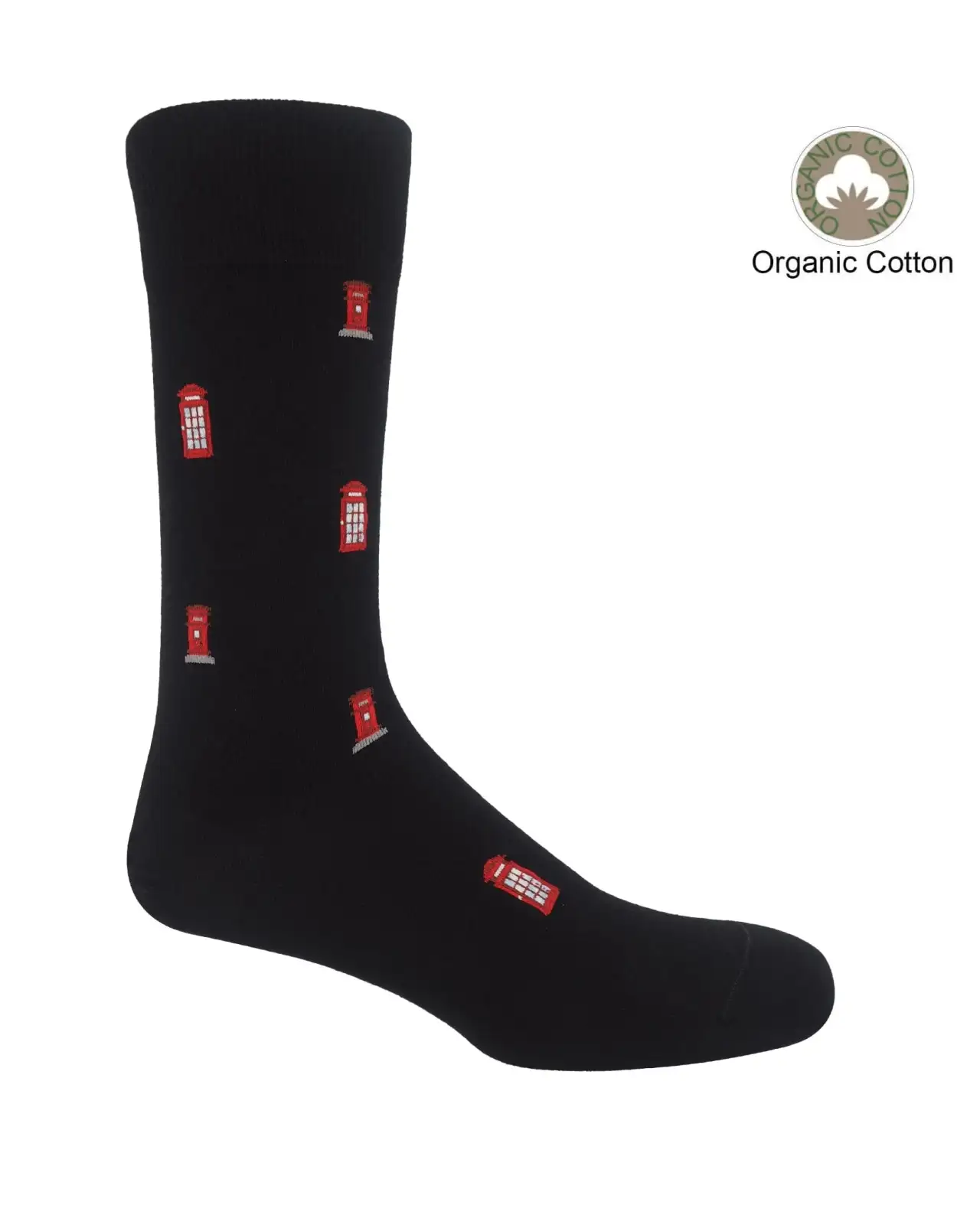 Men PEPER HAROW Post Box Mens Socks - Black £17.00