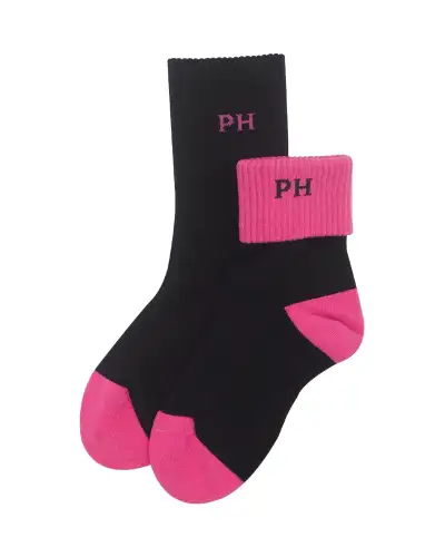 Women PEPER HAROW Reversible Womens Sport Socks - Black £13.00