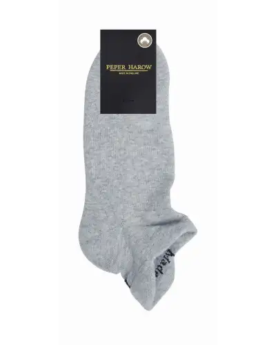 Women PEPER HAROW Organic Womens Trainer Sport Socks - Grey £11.00