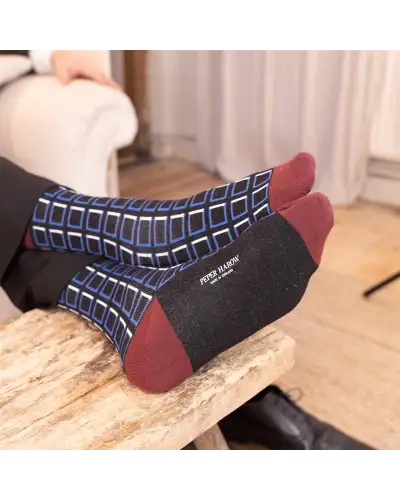 Men PEPER HAROW Cube Mens Socks - Black £14.00