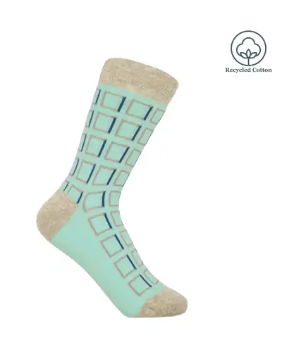 Women PEPER HAROW Cube Womens Socks - Blue £13.00