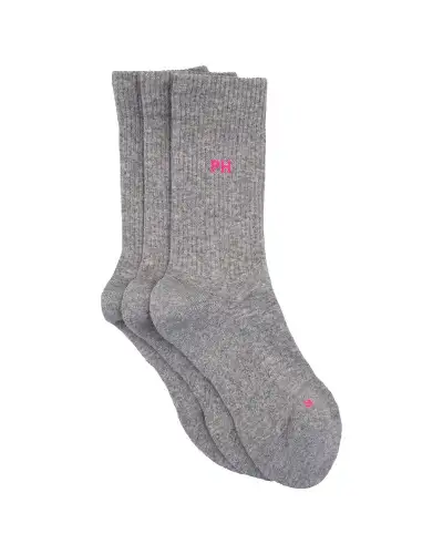 Women PEPER HAROW 3 Pack Essential Womens Sport Socks - Grey £27.00