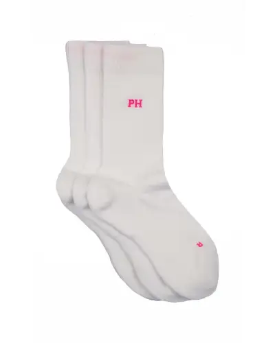 Women PEPER HAROW 3 Pack Essential Womens Sport Socks - White £27.00