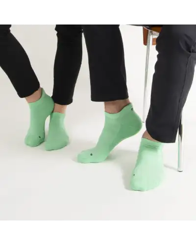Women PEPER HAROW Organic Womens Trainer Sport Socks - Green £11.00