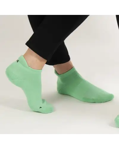 Women PEPER HAROW Organic Womens Trainer Sport Socks - Green £11.00