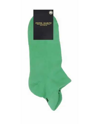 Men PEPER HAROW Organic Mens Trainer Sport Socks - Green £14.00