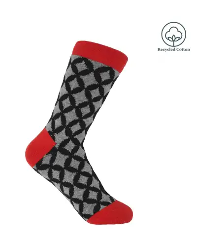 Women PEPER HAROW Mosaic Womens Socks - Black £13.00