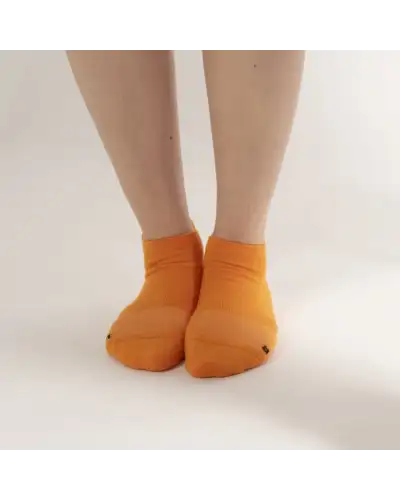 Women PEPER HAROW Organic Womens Trainer Sport Socks - Orange £11.00